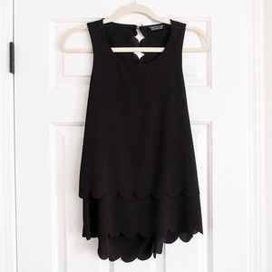 Papermoon for Stitch Fix Scallop Detail Blouse